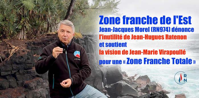 Zone franche de l'Est : Jean-Jacques Morel (RN974) dénonce l'inutilité de Jean-Hugues Ratenon Zone franche de l'Est : Jean-Jacques Morel (RN974) dénonce l'inutilité de Jean-Hugues Ratenon