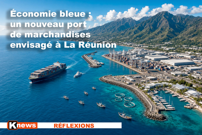 ​Économie bleue : un nouveau port de marchandises envisagé à La Réunion