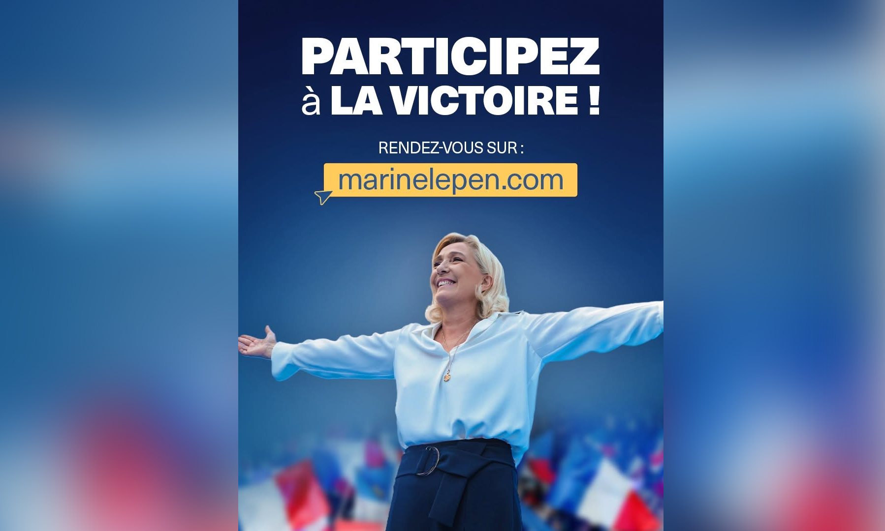 PARTICIPEZ À LA VICTOIRE AVEC MARINE